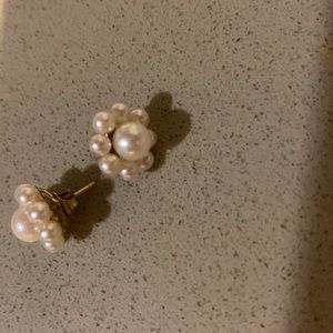 Authentic 14k gold Pearl earrings NWOT